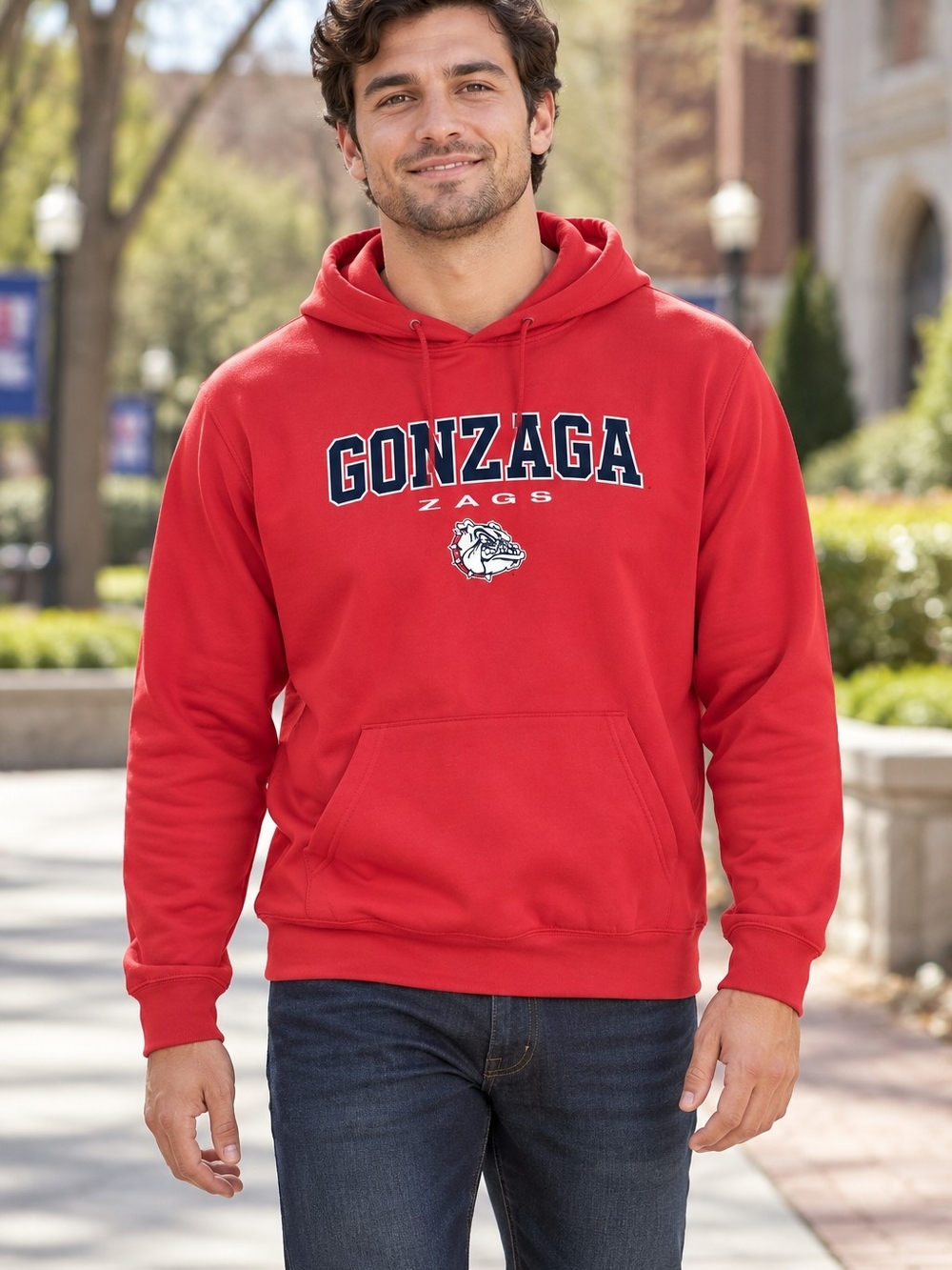 Zags Red Pullover Hoodie